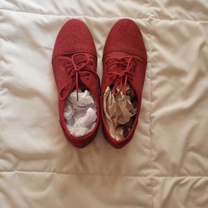 Red oxfords